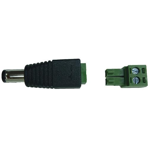 MG Electronics 2.1mm Barrel Plug To Screw Terminal Block