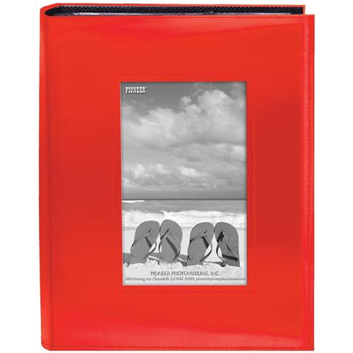 Pioneer Photo Albums Sewn Photo Album with Frame Cutout - For 4 x 6"