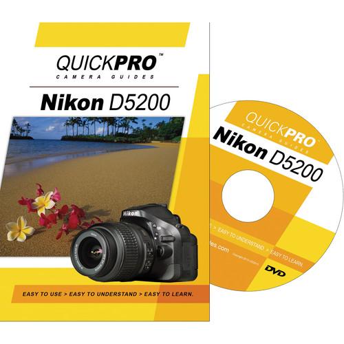 QuickPro DVD: Nikon D5200 Instructional Camera Guide