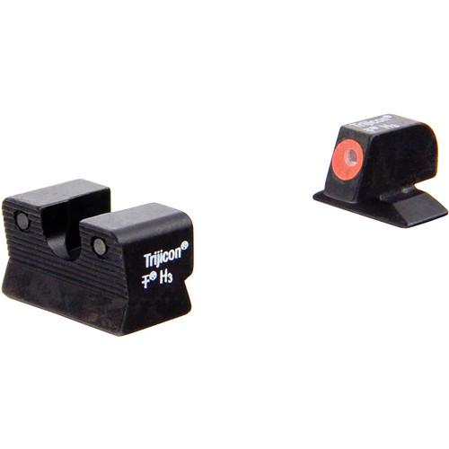 Trijicon BE112O Beretta 90-TWO HD Night Sight Set with Orange Front Outline