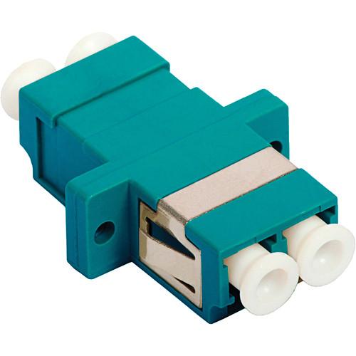 Camplex 10-Gig Multimode Duplex LC to LC Fiber Optic Coupler with Flange