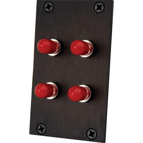 Camplex 4 Senko ST Fiber Feedthru Module for 2RU HYMOD Systems