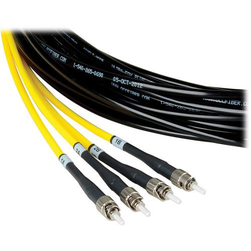 Camplex Four-Channel ST Single-Mode Fiber Tactical Snake Cable