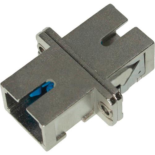 Camplex Singlemode Simplex SC to SC Fiber Adapter with Zirconia Sleeve and Metal Flange