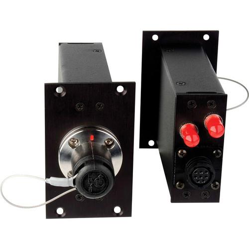 Camplex SMPTE FXW Plug to 2 ST Fiber and 8-Pin AMP for 2RU HYMOD Systems