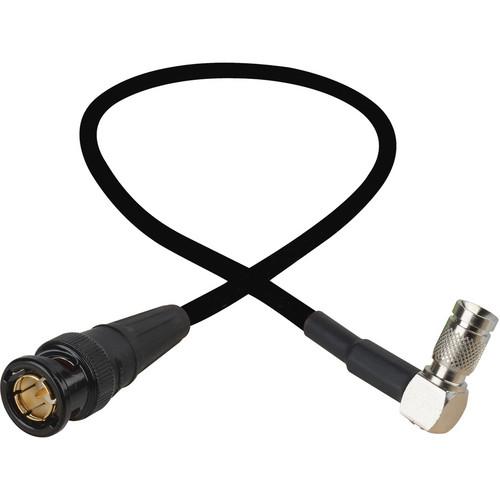 Laird Digital Cinema 3G-SDI Right-Angle DIN 1.0 2.3 to BNC Adapter Cable