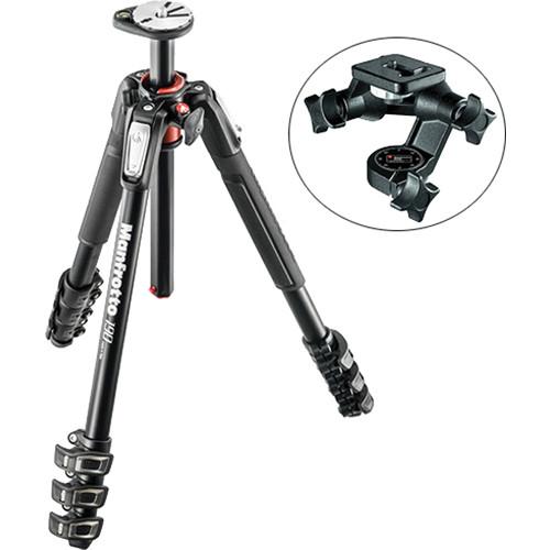Manfrotto MT190XPRO4 Aluminum Tripod Kit with 056 3D Junior Head