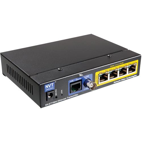 NVT NV-ET1804 TBus 4-Port PoE Transmitter