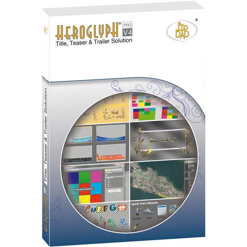 proDAD Heroglyph V4 Pro - Video Titler Solution