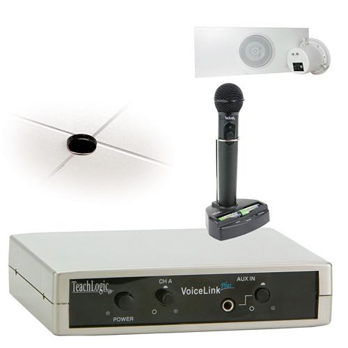 TeachLogic VoiceLink Plus IR Receiver with Handheld Microphone & Drop-In Battery Charger