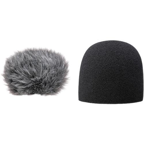 Auray Custom Windbuster and Foam Windscreen Kit for Zoom H4N Digital Recorder