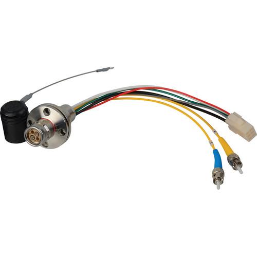 Camplex 24" LEMO FXW to Duplex ST Fiber & 6-Pin Amp Power Breakout Cable