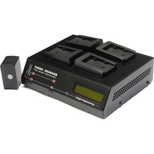 Dolgin Engineering 4-Position Battery Charger for Canon VIXIA Series Cameras