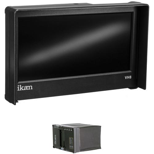 ikan VH8 8" HDMI Monitor with LP-E6 Type Battery Plate