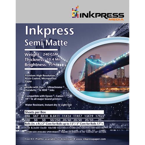 Inkpress Media Semi-Matte 250 Photo Inkjet Paper