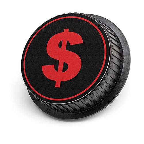 LenzBuddy Dollar Sign Rear Lens Cap for Nikon Cameras