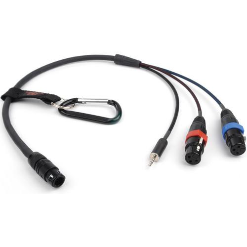 Remote Audio 2x XLR3F with 3.5mm TRS to Neutricon M ENG Breakaway Mixer Cable