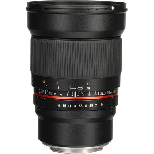Rokinon 16mm f 2.0 ED AS UMC CS Lens for Canon EF-M Mount