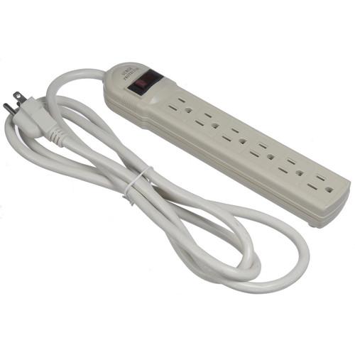 SPARK EL1863 6 Outlet Power Strip with Surge Protection