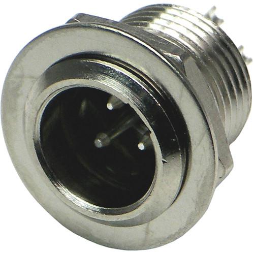 Switchcraft Tini-QG Mini XLR 3-Pin Male Circular Panel Mount