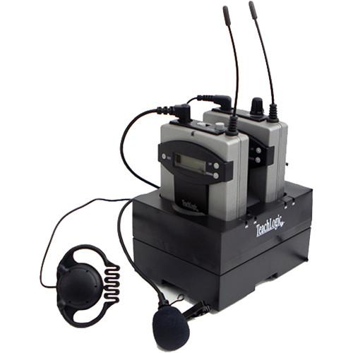 TeachLogic PS-960 LAP AirLink UHF 96-Channel Wireless Personal FM System with LM-835 Lapel Microphone