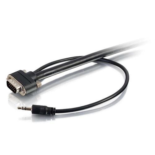 C2G VGA 3.5mm Stereo Audio Male to Male Cable