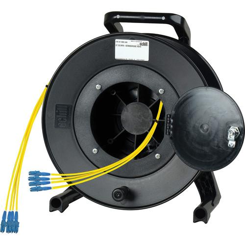 Camplex 4-Channel LC Single-Mode Fiber Tactical Snake Reel