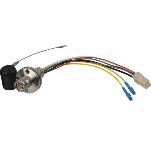 Camplex 6" LEMO FXW to Duplex LC Fiber & 6-Pin Amp Power Breakout Cable