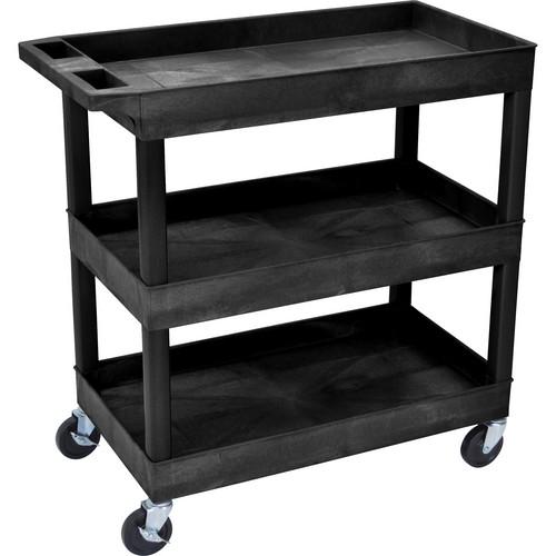 Luxor 32 x 18" Three-Shelf Utility Cart