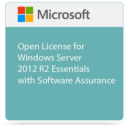 Microsoft Open License for Windows Server 2012 R2 Essentials with Software Assurance