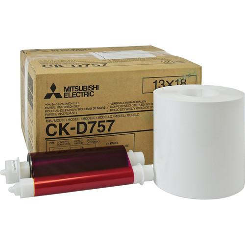 Mitsubishi CK-D757 5 x 7" Paper and Ink Media Kit