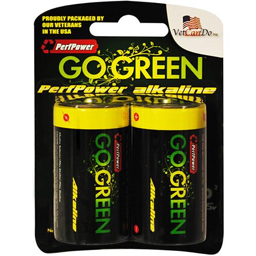 PerfPower GoGreen D Alkaline Batteries