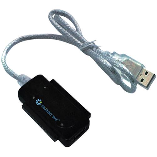 Prudent Way 2.5, 3.5, & 5.25" HDD IDE & SATA 1.5 Gb s to USB Mass Storage Adapter