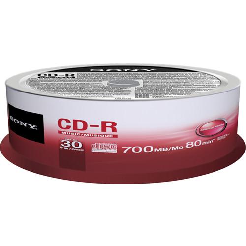 Sony CD-R 700MB Recordable Media Spindle