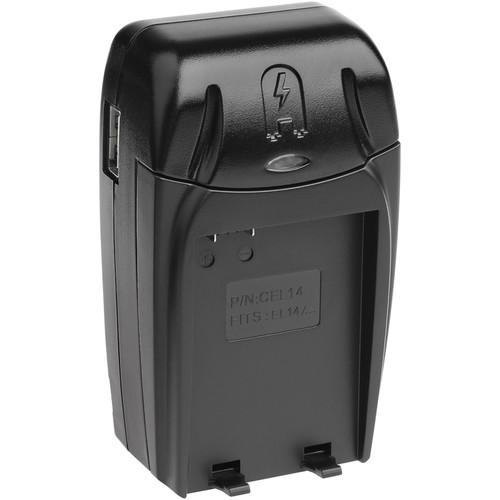 Watson Compact AC DC Charger for EN-EL14 or EN-EL14A Battery