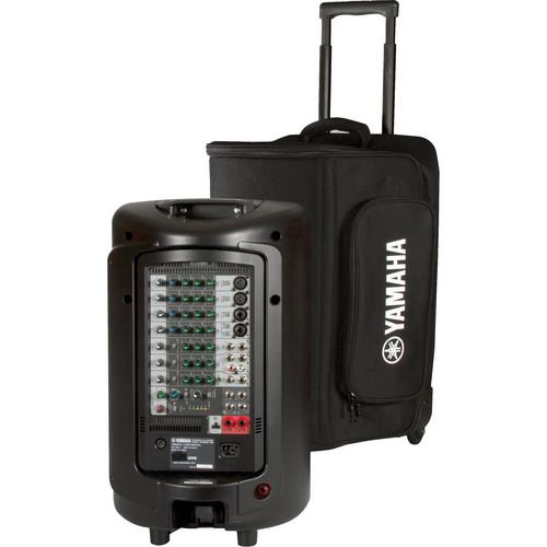 Yamaha Soft Rolling Carry Case for STAGEPAS 600i Portable PA System or 2 MSR100 Powered Speakers