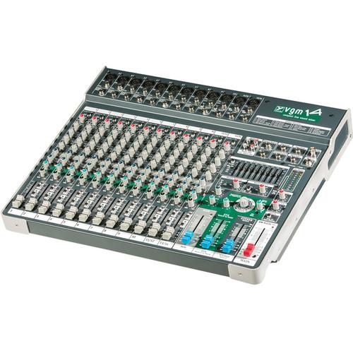 Yorkville Sound VGM14 Passive Compact Mixer with 10 Mono XLR & 1 4" Inputs and Global Phantom Power