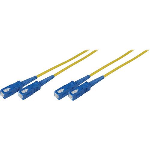 Camplex Duplex SC to Duplex SC Singlemode Fiber Optic Patch Cable