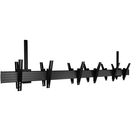 Chief FUSION LCB3X1U Large Back to Back Ceiling Mountable 3 x 1 Menu Board Mount