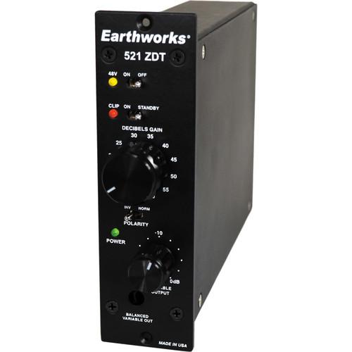 Earthworks 521 ZDT Single-Channel Mic Preamplifier for 500 Series Racks