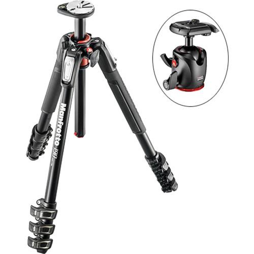 Manfrotto MT190XPRO4 Aluminum Tripod Kit with MHXPRO-BHQ2 XPRO Ball Head with 200PL Quick Release System