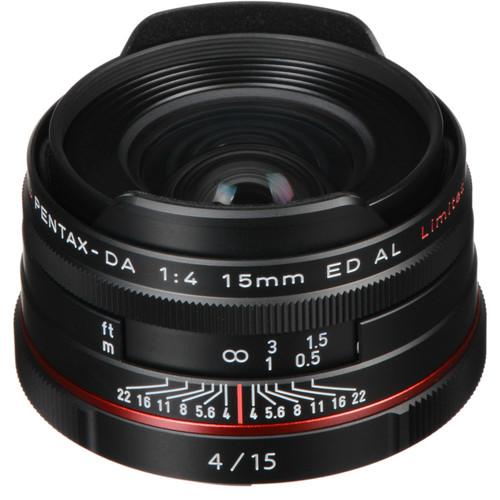 Pentax HD Pentax DA 15mm f 4 ED AL Limited Lens