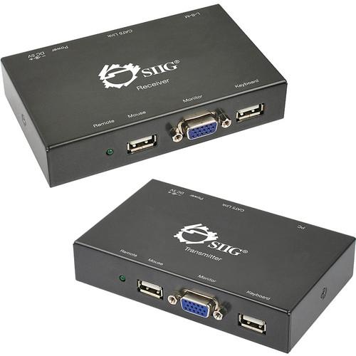 SIIG USB VGA KVM Console over CAT5 Extender