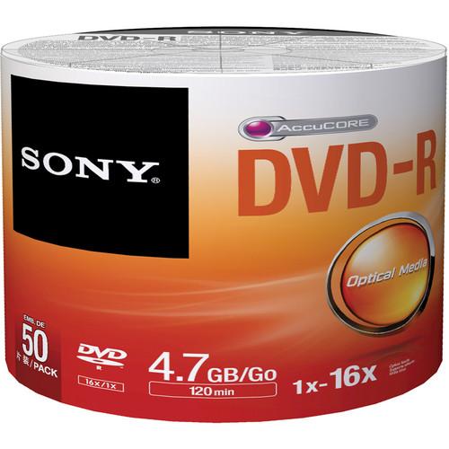 Sony DVD-R 4.7GB Recordable Media