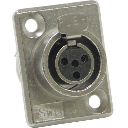 Switchcraft Mini XLR Female 4 Contacts