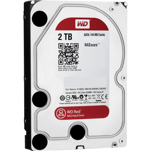 WD 2TB Red 5400 rpm SATA III 3.5" Internal NAS HDD Retail Kit