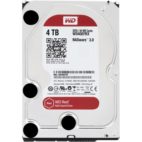 WD 4TB Red 5400 rpm SATA III 3.5" Internal NAS HDD