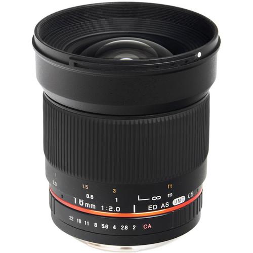 Bower 16mm f 2.0 ED AS UMC CS Lens for Four Thirds Mount