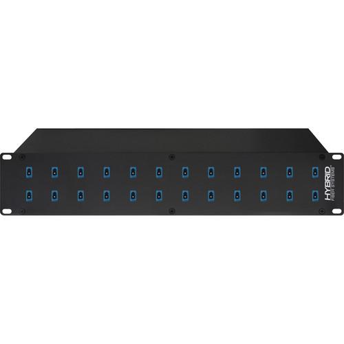 Camplex 24-Port LC to LC Optic Fiber Feedthru Rackmount Cabinet