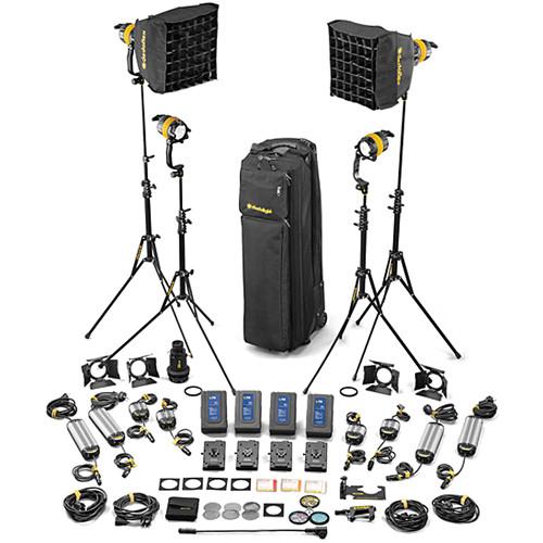 Dedolight DLED4-BI Bi-Color LED 4-Light Master Kit